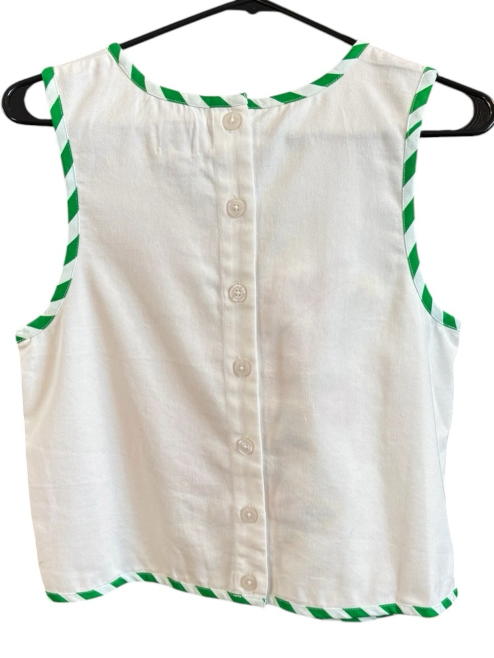 Maeve/Anthropologie Embroidered Shell Tank in White Size S. NWT - Picture 6 of 11
